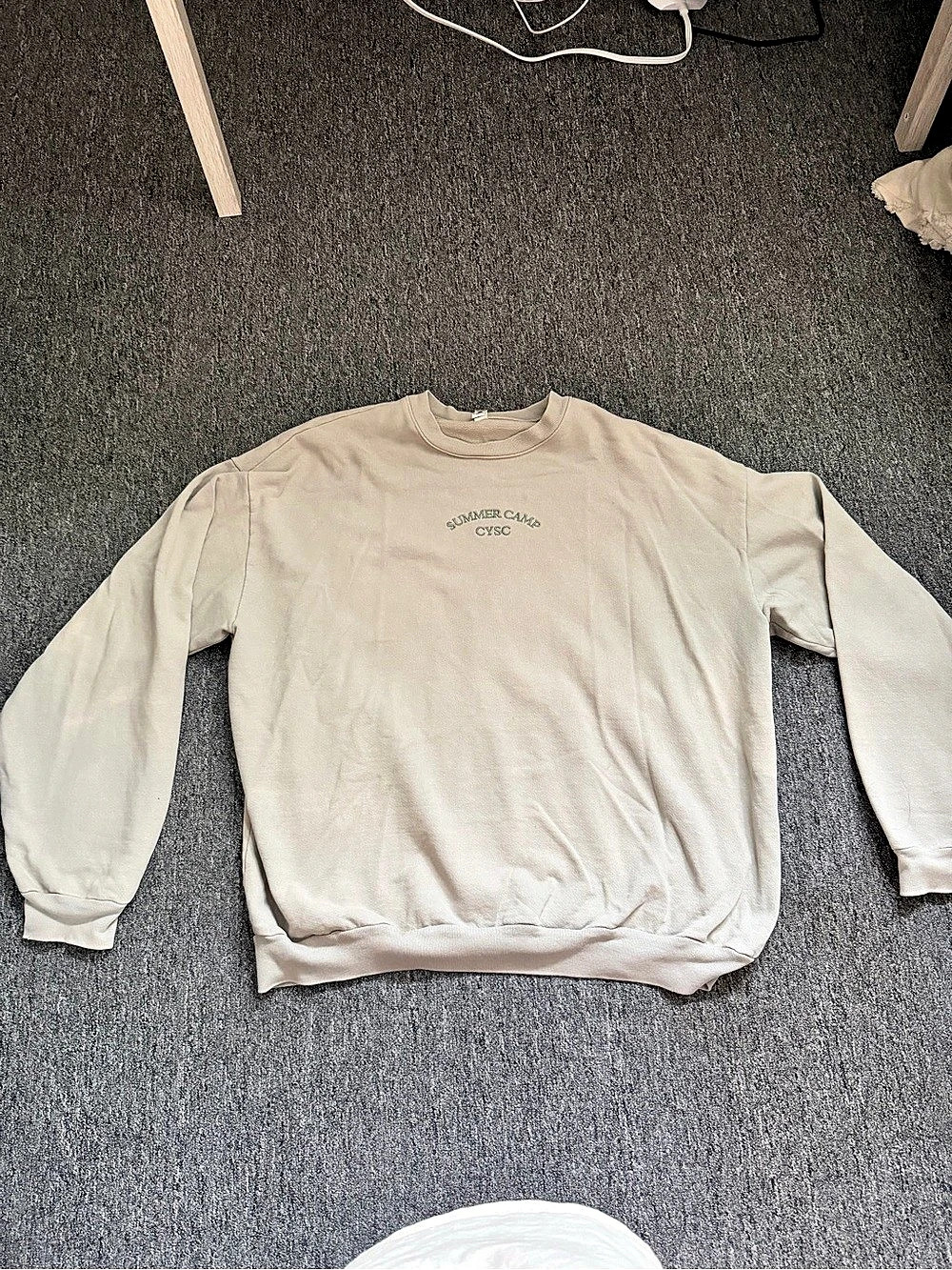 Los Angeles Apparel HF-07 14 oz Heavy Fleece Crewneck Sweatshirt Boys Size 14